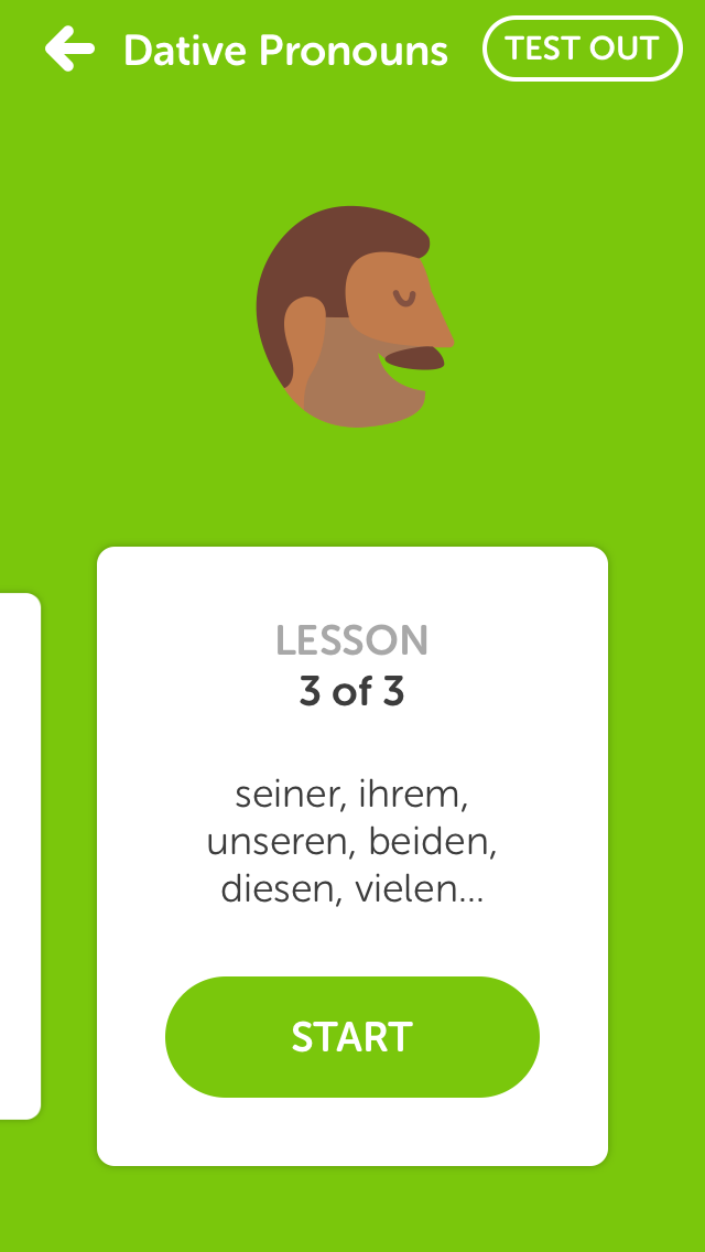 Duolingo Lesson Topics